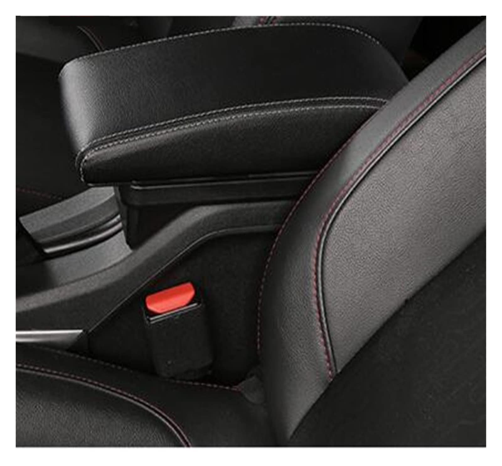 Handschuhfach Aufbewahrung Für Nissan Für Sunny Für Versa Armlehne Box USB-Aufladung Doppelschicht Zubehör Für Nissan Für März Für Micra K13 MK4 IV Auto Armlehne Mittelkonsole Aufbewahrungsbox(B Black von DZSHONGXINSM