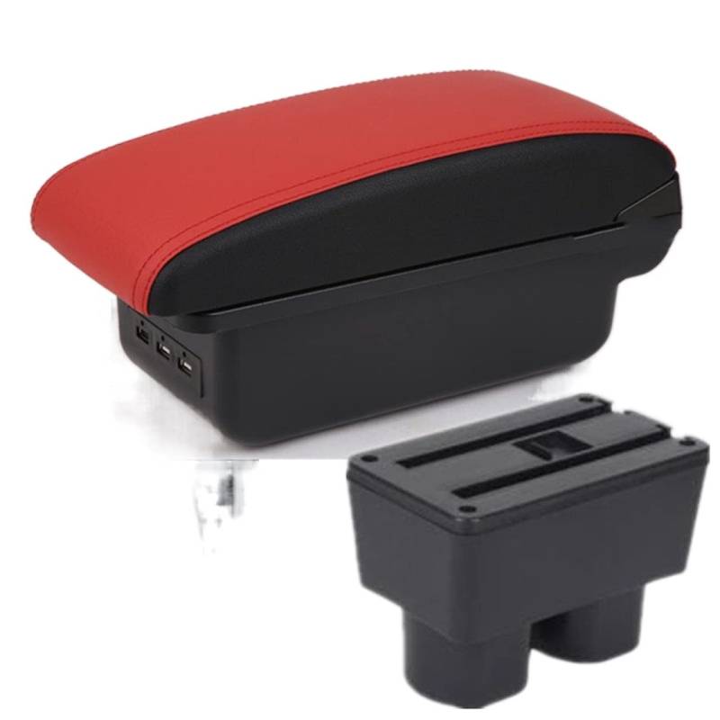 Handschuhfach Aufbewahrung Für TOYOTA Für RUSH Armlehnenbox Für TOYOTA Für RUSH Spezielle Nachrüstteile Für Den Innenraum Center Car Armrest Box Center Storage Box USB Mittelkonsole Aufbewahrungsbox(B von DZSHONGXINSM