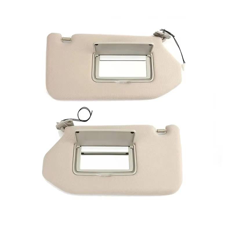 Sonnenschutz Sonnenblende Mit Lampe Für Infiniti Für QX60 2014 – 2017 Für Infiniti Für JX35 2013 96401-9PB0A 96400-9PB0A Auto-Sonnenschutz(Beige Left and Right) von DZSHONGXINSM