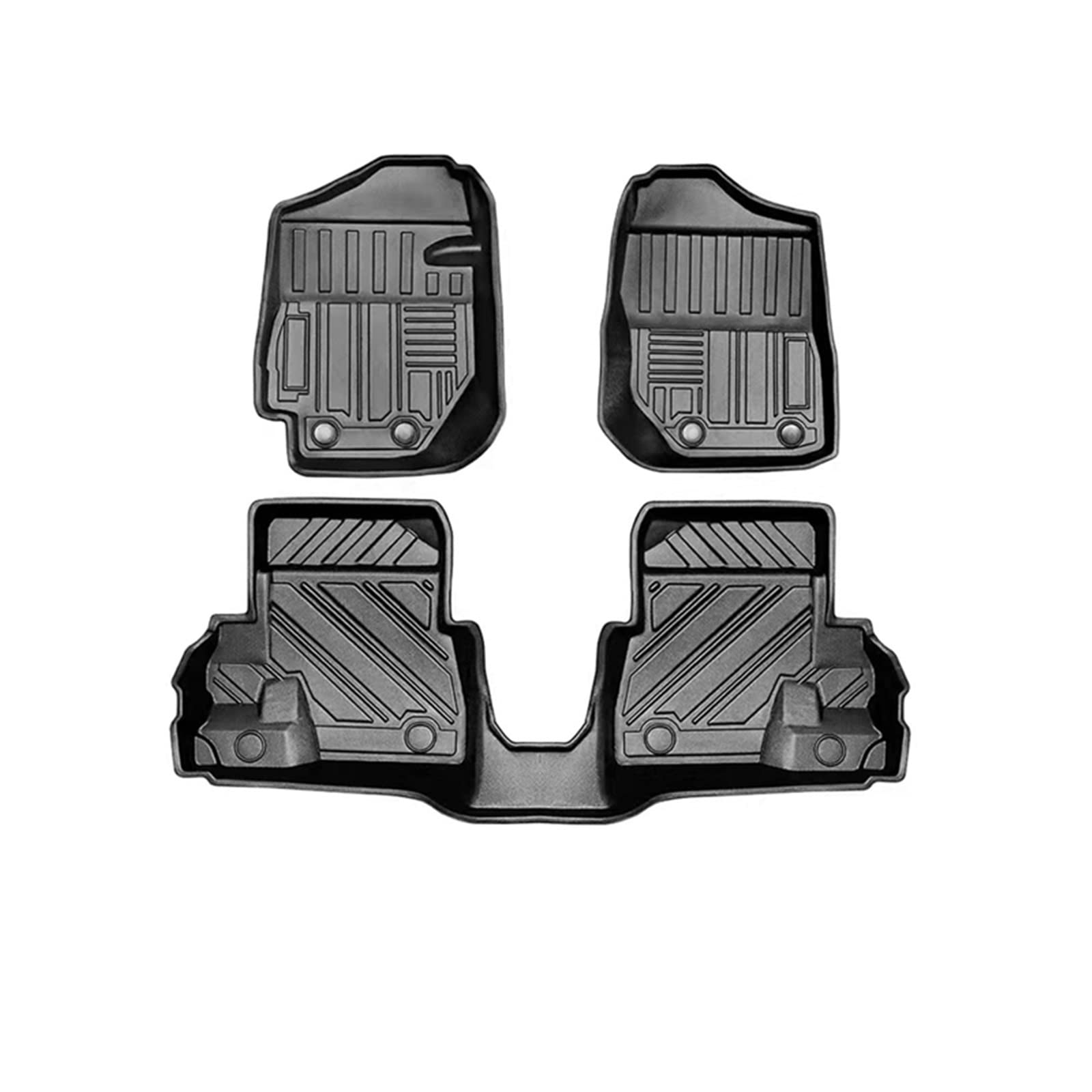 Auto Fussmatten 3D TPE LHD RHD Boden Automatte Für Suzuki Für Jimny 2019-2022 Für JB74 64 Auto Fußpolster Schwarz Bodenbelag Umgeben Teppich 4x4 Auto Matten(Left Hand Driver MT) von DZSJHGFDD