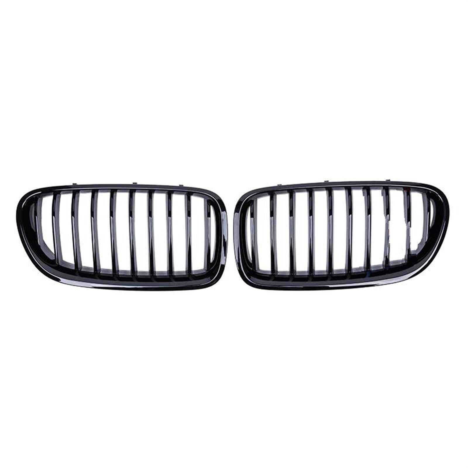 Frontgrill Für 5 Series F10 F18 2010-2017 Auto Front Nierengrill Glanz Schwarz Einzellinie Drei Farben Renngrills Nieren Kühlergrill(Schwarz glänzend) von DZSJUNCHENSM