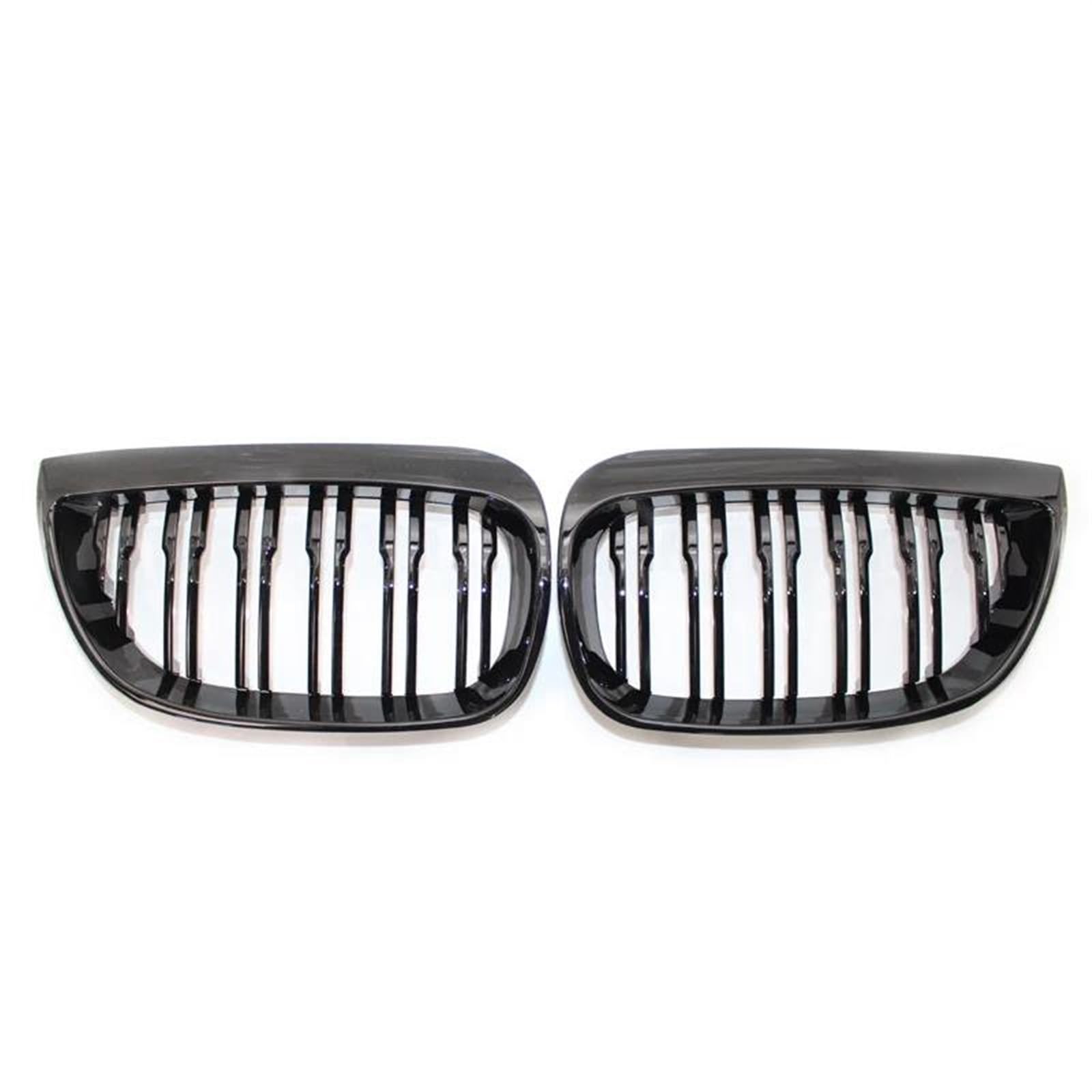 Frontgrill Für E81 E87 120d 120i 130i 2004-2006 Auto Grill Gitter Auto Vorderen Stoßfänger Nierengrill Racing Grills Nieren Kühlergrill(Schwarz glänzend) von DZSJUNCHENSM