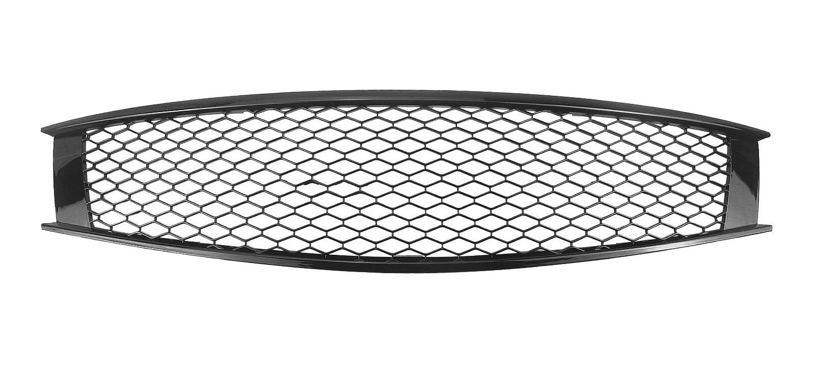 Frontgrill Für Infiniti G37 2 Türer Coupé Q60 2008-2013 Kühlergrill, Glänzend Schwarz, Waben-Stil, Obere Stoßstangenhaube, Maschengitter Nieren Kühlergrill von DZSJUNCHENSM