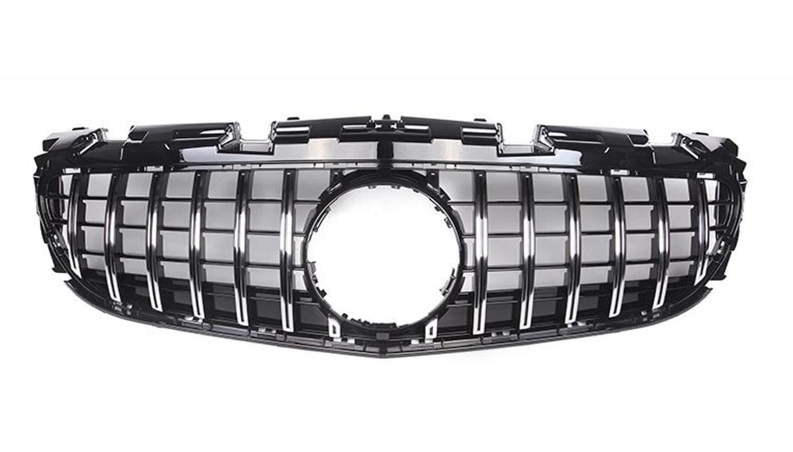 Frontgrill Für Mercedes Für Benz SLC Klasse W172 R172 2016-2020 SLC300 GT Auto Oberen Stoßfänger Haube Mesh Grid Kühlergrill Nieren Kühlergrill von DZSJUNCHENSM