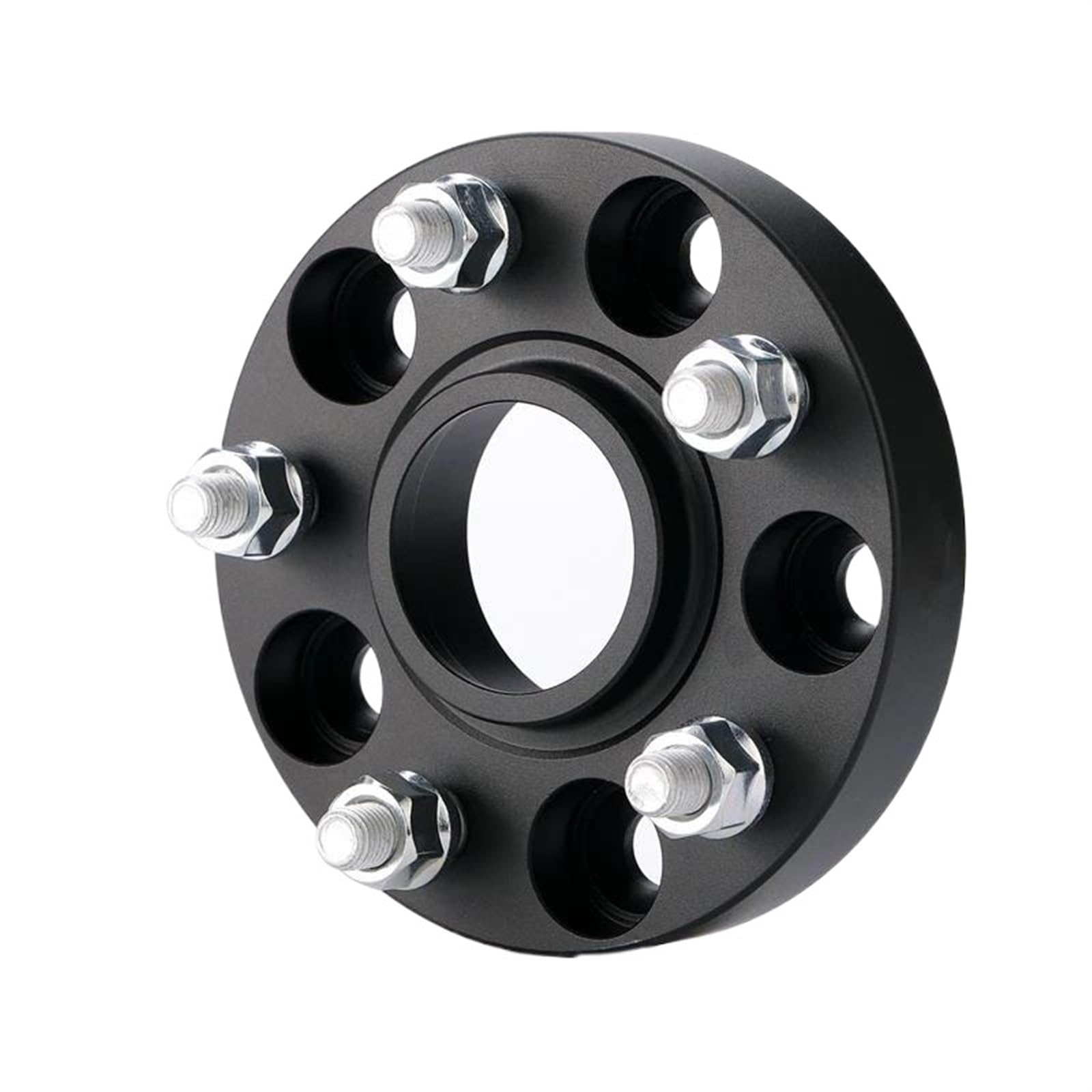 Adapterplatten Spurverbreiterungsadapter 5x100 CB 57,1 Mm Für VW Für Cruiser Für Lavida Für Geschmiedetes Aluminium 2 Stück Distanzscheibe Räder(Black Spa,25mm) von DZSLLOOI