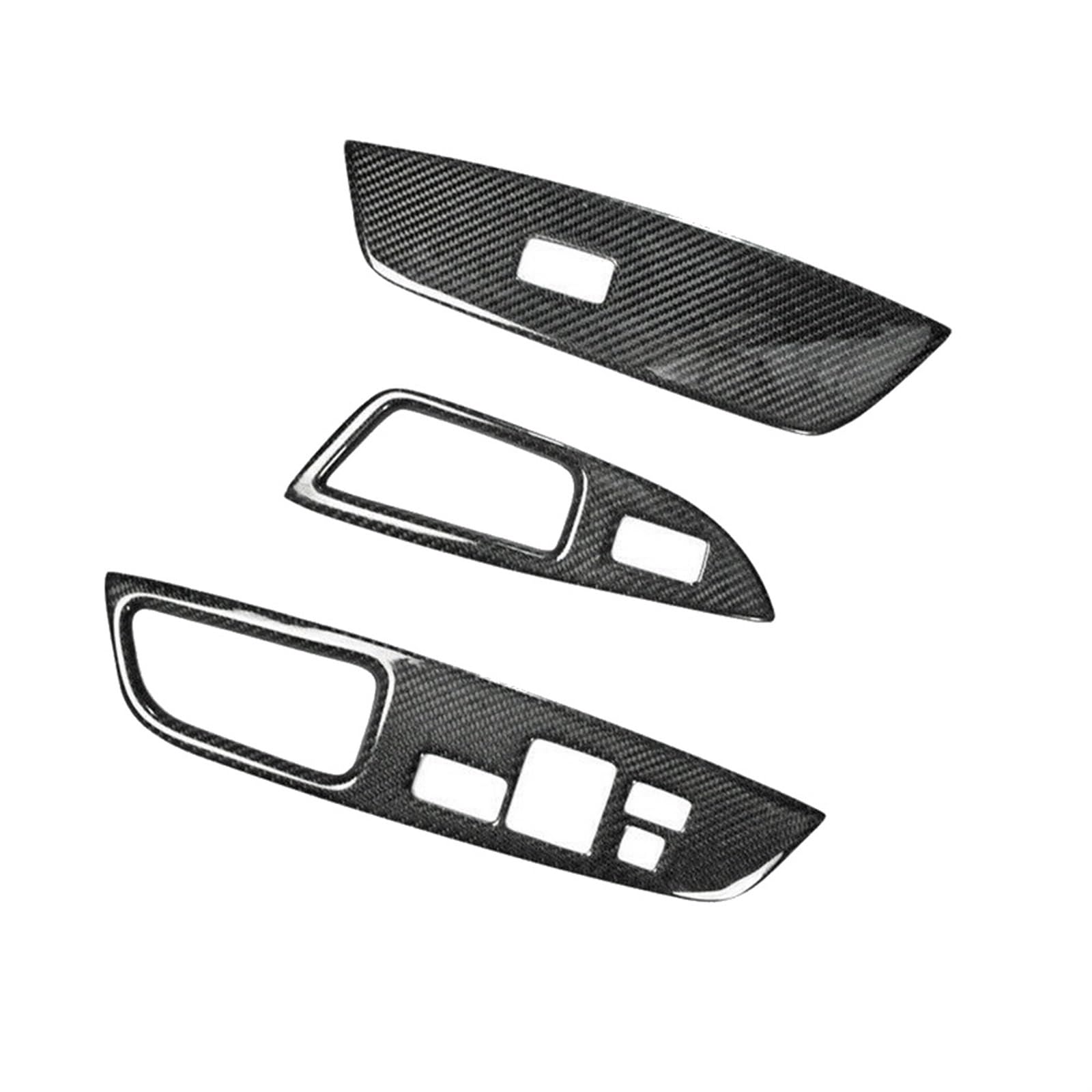 Auto Luftauslass Dekoration Streifen 3Pcs für Hyundai für Veloster 2011-2017 Fensterheber Schalter Taste Panel Abdeckung Trim Innen Dekoration von DZSLLOOI