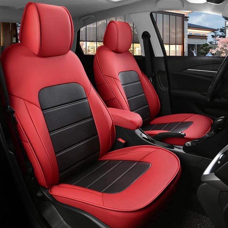 DZSLLOOI Pkw-Sitzbezug Luxus Full Set Custom Leder Auto Sitzbezüge Für Toyota Für Sienna 2007-2013 Auto Schutzhülle Innen Auto-Sitzschoner(Color 1) von DZSLLOOI