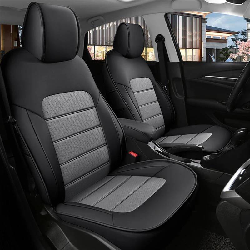 DZSLLOOI Pkw-Sitzbezug Luxus Full Set Custom Leder Auto Sitzbezüge Für Toyota Für Sienna 2007-2013 Auto Schutzhülle Innen Auto-Sitzschoner(Color 5) von DZSLLOOI