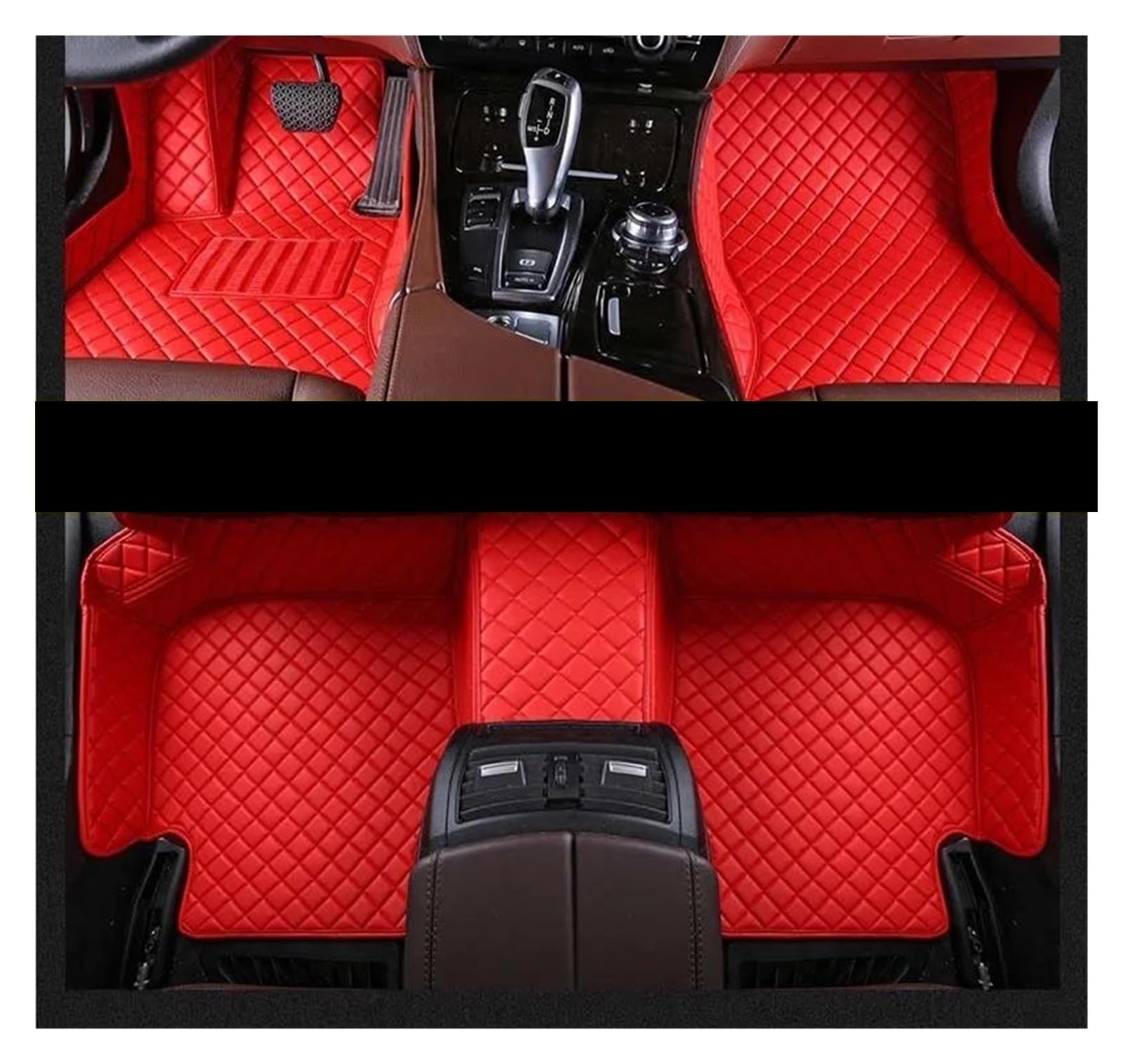 Fußmatten Custom Car Fußmatten für Lexus für GS GS200t GS250 GS300 GS350 GS430 GS450h GS460 Auto Teppiche Fuß Coche Zubehör Autofußmatten(Rot) von DZSLLOOI