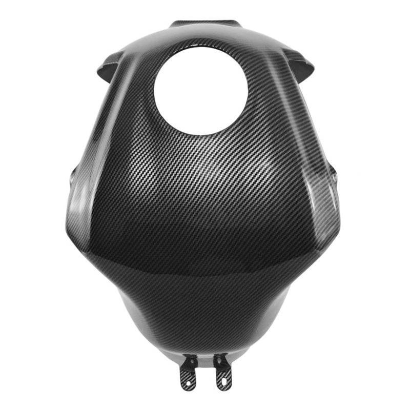 Kraftstofftank Motorrad Tank Öl Kraftstoff Gas Abdeckung Verkleidung Schutz Für Kawasaki Für Versys 650 KLE650 ABS 2015-2021 MotorradzubehöR(Kohlenstoff-Look) von DZSLLOOI