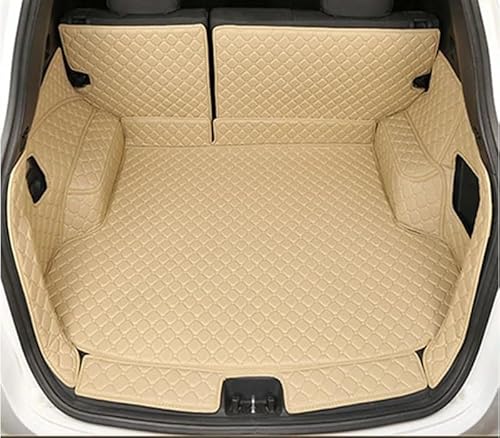 Auto Leder Kofferraummatten Custom Car Full Surround Kofferraummatte Für Hyundai Für Santafe 2013 2014 2015–2018. Custom Car Trunk Mat Schutzmatten(11) von DZSMACHENGSM