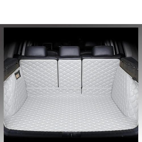 Auto Leder Kofferraummatten Universal Auto Stamm Matten Für Kia Für Sorento Für Gia Für Sorento MQ4 2021 2022 2023 7 Sitze Pads Leder Matte Fach Teppich Schutzmatten(Grey 3D) von DZSMACHENGSM