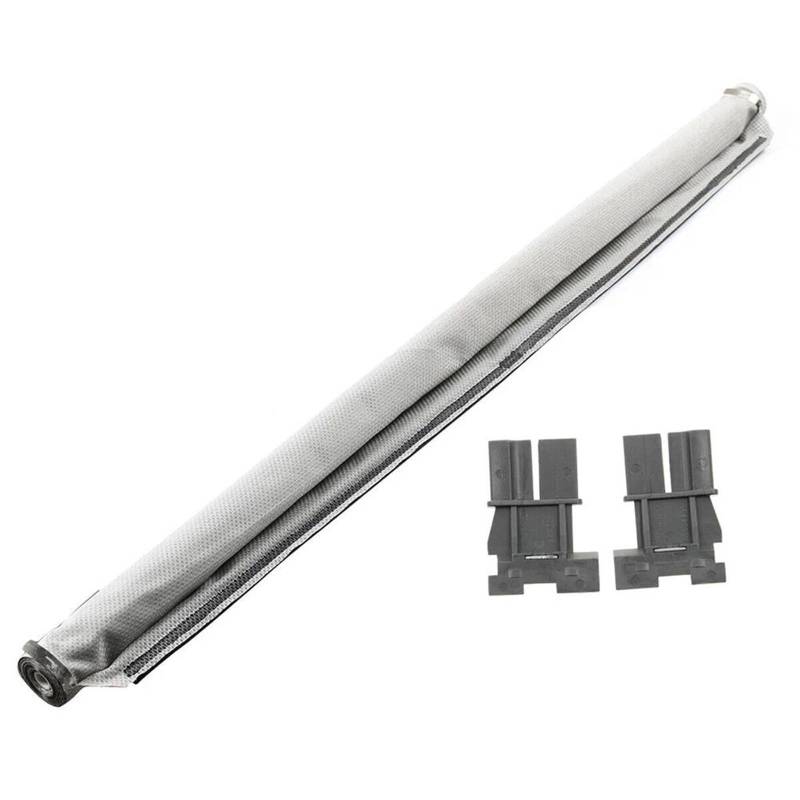 DZSMACHENGSM Sonnenschutz Auto Sonnenschutz Vorhang 1K9877307 Für Q5 Mit Die Kunststoff Rohr Auto Sonnenschutz(Grey) von DZSMACHENGSM