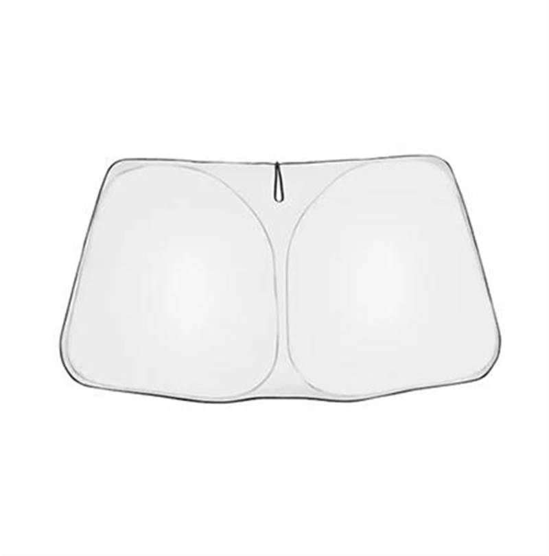 Sonnenschutz Für VW Für Touareg 7L 2002-2010 Auto Sonnenschutz Visier Frontscheibe Vorhang Rückseite Baby Fenster Sonnenschutz Schild Auto Sonnenschutz(Silver Front Windshield) von DZSMACHENGSM