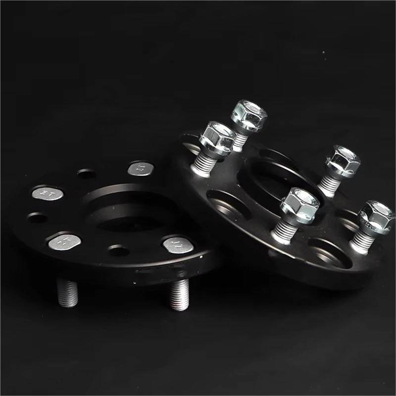 Spurverbreiterungen PCD 5x114,3 CB 60,1mm Rad Spacer 5 Lug Für Toyota Für Corolla Für RAV4 Für Highlander Für Pickup 2W Für REIZ Für CAMRY Distanzscheiben(Schwarz,15mm) von DZSMACHENGSM