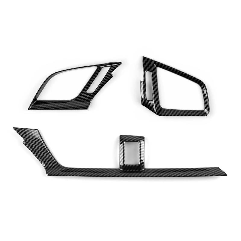 Zentrale Dashboard Dekoration Air Vent Outlet Abdeckung Trim Für Civic 2016-2021 10th Gen Zubehör ABS Carbon Fiber Innen Aufkleber Auto Styling Lüftungsgitter Zierleiste von DZSMACHENGSM