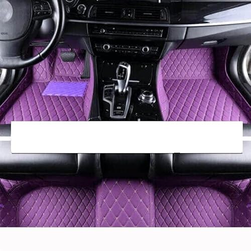 Auto-Fußmatte Auto Fußmatten Für Chevy Für Cruze Limousine 2009-2013 2014 Benutzerdefinierte Auto Fuß Pads Teppich Abdeckung Innen Zubehör Autoteppich(LHD Purple) von DZSMSRTG