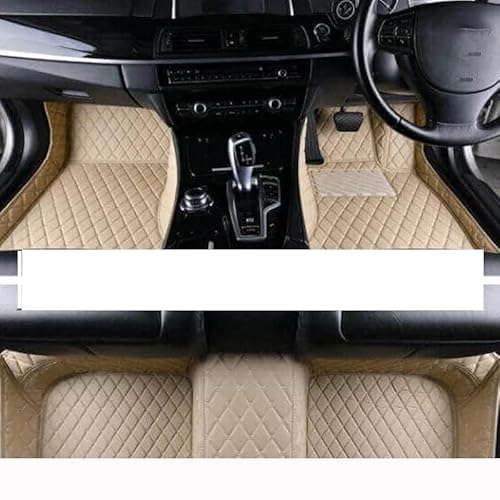 Auto-Fußmatte Auto Fußmatten Für Chevy Für Cruze Limousine 2009-2013 2014 Benutzerdefinierte Auto Fuß Pads Teppich Abdeckung Innen Zubehör Autoteppich(RHD BEIGE) von DZSMSRTG