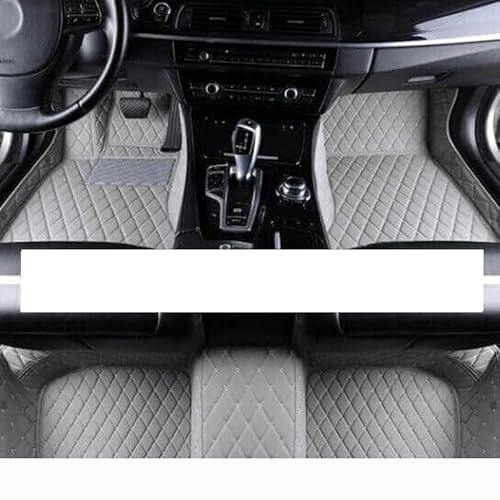 Auto-Fußmatte Auto Fußmatten Für VW Für TOURAN 7-Sitz 2006-2013 2012 2011 Benutzerdefinierte Auto Fuß Pads Automobil Teppich Abdeckung Innen Autoteppich(LHD Grey) von DZSMSRTG