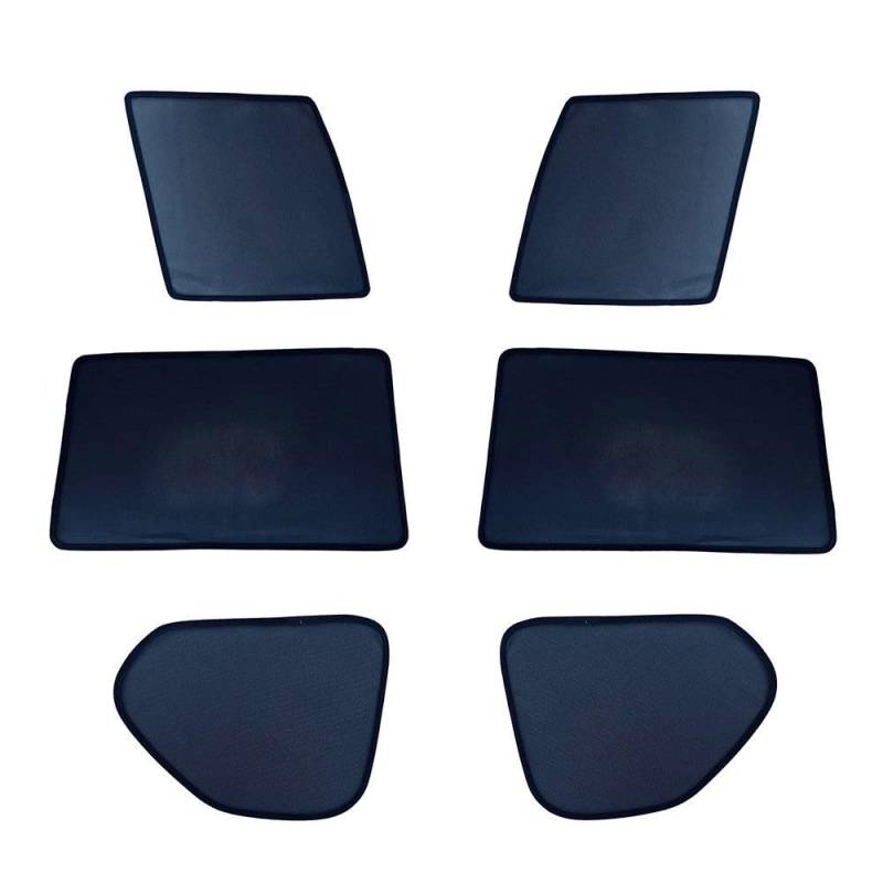 Auto fensterblenden Magnetischer Sonnenschutz Für Seitenfenster, UV-Schutz, Strahlenblockierendes Netzvisier Für Ford Für Focus Limousine 2014–2019 Auto Sonnenschutz Fenstervisiere(All 6 PCS) von DZSMSRTG