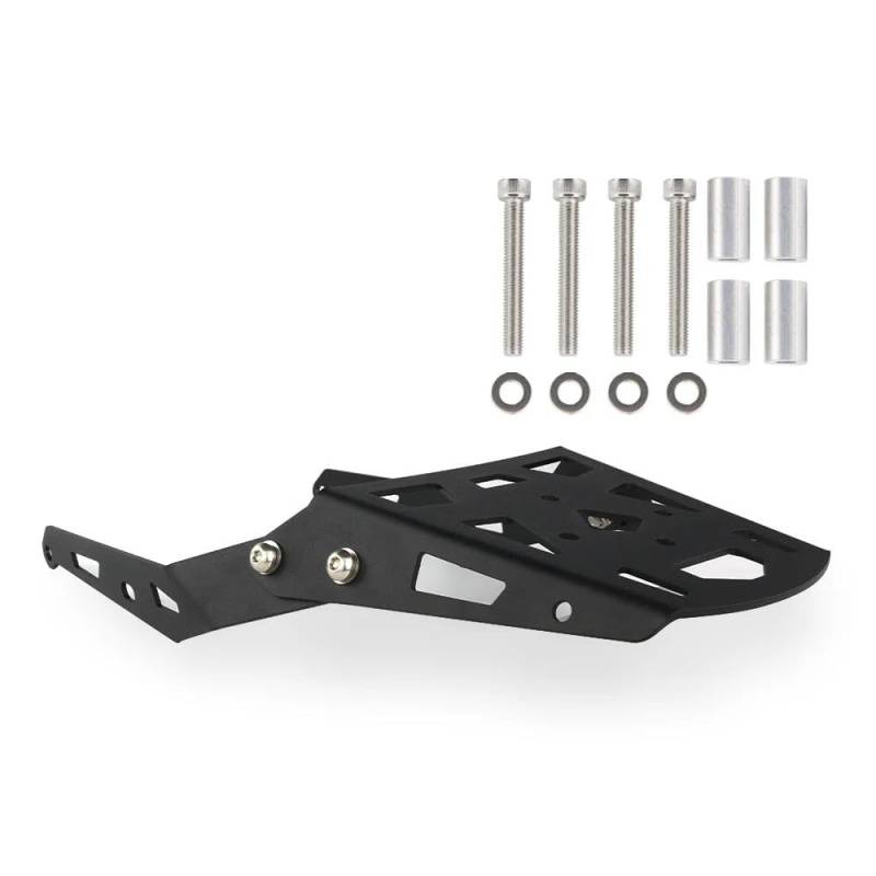 Gepäckträger Für Grom 125 Für Msx125 2022 2023 2024 Hinten Gepäck Rack Erweiterung Motorrad Gepäck Halter Halterung Aluminium Motorrad Heckgepäck Gepäckträger(Schwarz) von DZSMSRTG