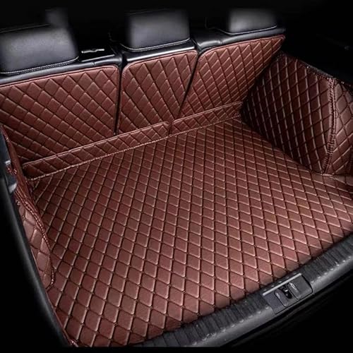 Schutzmatten Kofferraum Matte Für Hyundai Für Tucson 2016 2017 2018 2019 2020 Boot Mat Hinten Stamm Liner Cargo Floor Teppich Car Kofferraummatte(Coffee Color 3D) von DZSMSRTG