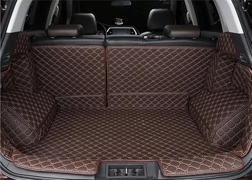 Schutzmatten Maßgeschneiderte Kofferraummatte Für Citroen Alle DS3 DS4 DS5 DS6 DS7 C2 C3 C4 Für Elysee Für Citroen C5 C5 X C6 Für C-Triomphe Car Kofferraummatte(Coffee Color) von DZSMSRTG