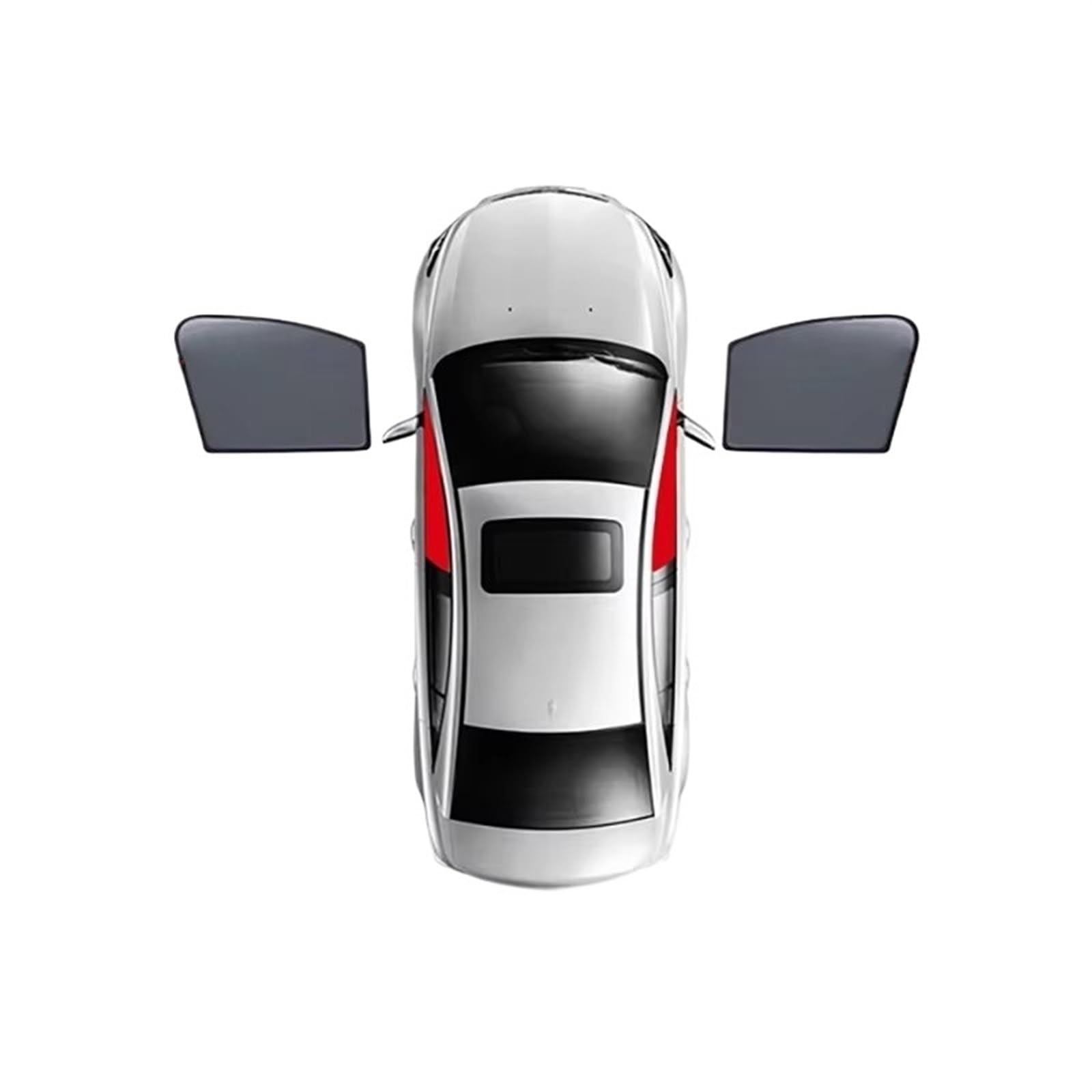 Auto Sonnenschutz Für Citroen Für C5 Für Aircross 2018–2022 Magnetischer Sonnenschutz Die Frontscheibe Netzrahmen Vorhang Baby-Sonnenschutz Die Rückseite Sonnenblende Auto(2PCS Front) von DZSNBMSHD