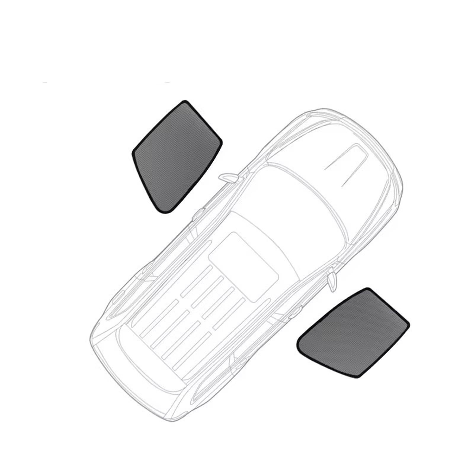 Auto Sonnenschutz Für Mercedes Für Benz Für ML Für W166 2012-2015 Auto-Sonnenschutzschild Frontscheibenvorhang Rückseite Babyfenster Sonnenschutz Sonnenblende Auto(2PCS Front) von DZSNBMSHD