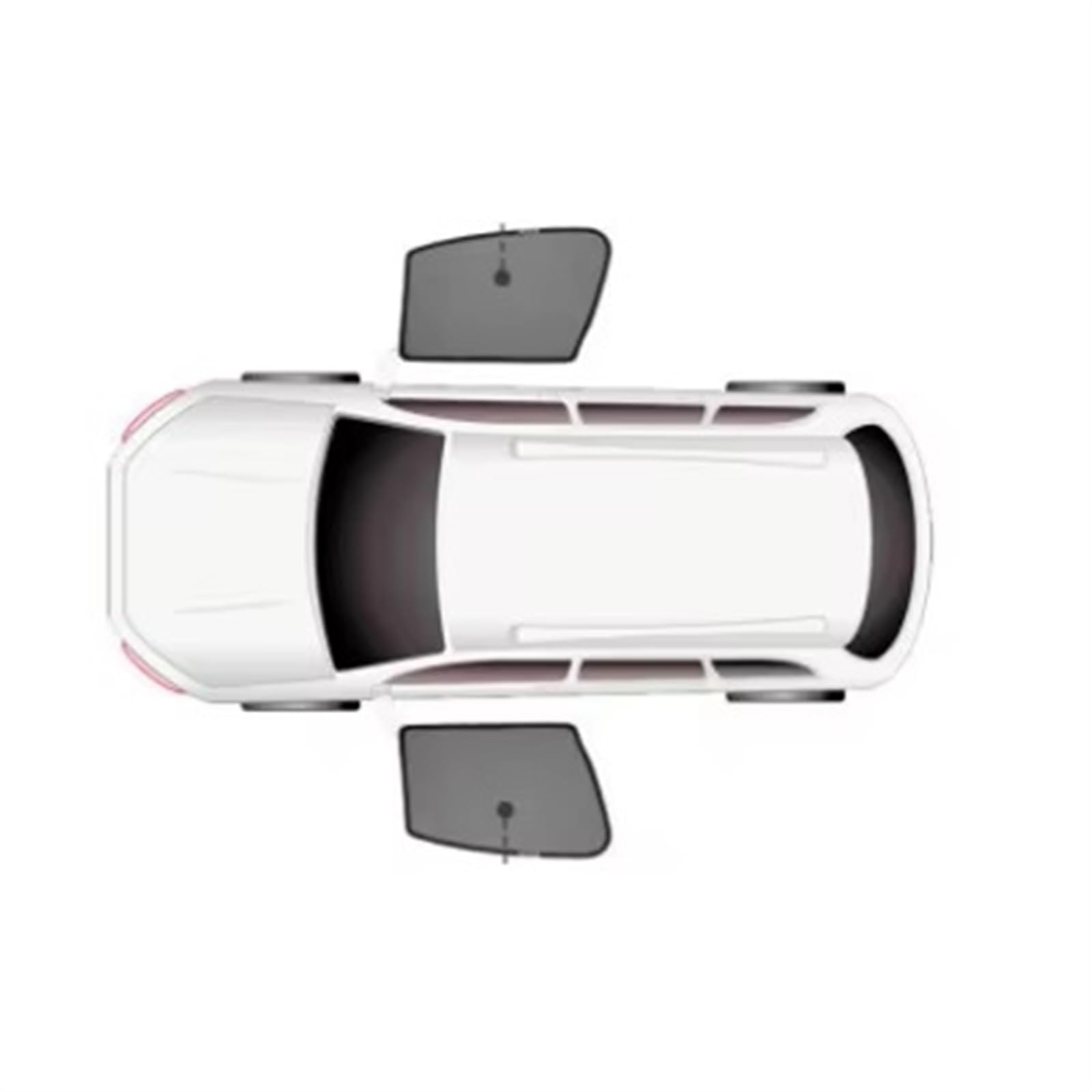 Auto Sonnenschutz Für Toyota Für Fortuner 2020 2019 2018 2017 Zubehör Auto Sonnenschirm Fenster Sonnenblende Sonnenschutz Anti-Moskitonetz Abdeckung Sonnenblende Auto(Front 2pcs) von DZSNBMSHD