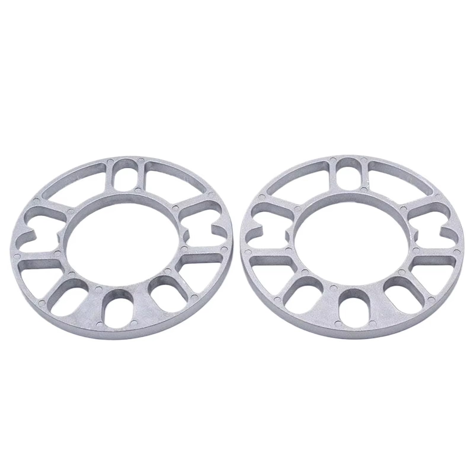 Spurverbreiterung 2Pcs 10mm Universal Spurverbreiterungen Aluminium Legierung Auto Reifen Spacer Auto Reifen Nabe Dichtung Adapter Für 4 & 5 Schrauben Auto Spurverbreiterung von DZSNBMSHD