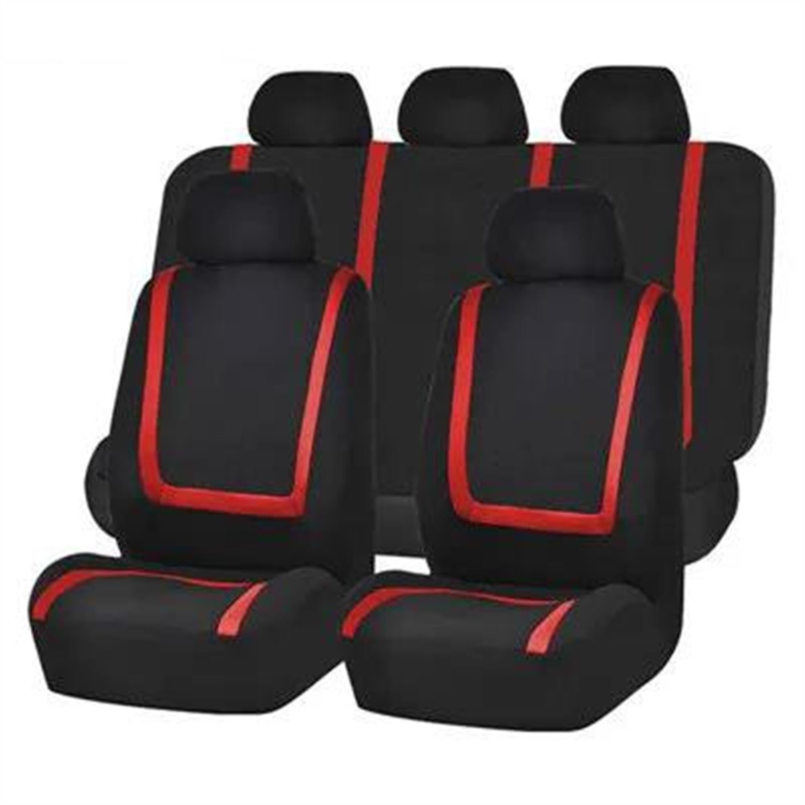 DZSQEGBX Autositzbezüge Auto Sitz Abdeckung Dekoration Für Subaru Für Forester Für Impreza Für Legacy Für Outback Für Tribeca Xv Innen Zubehör Auto Sitzschoner(Rot) von DZSQEGBX