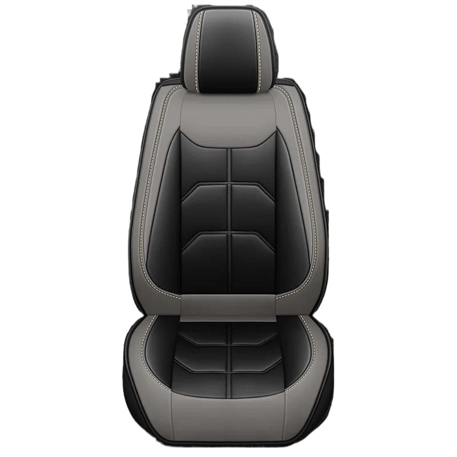 DZSQEGBX Autositzbezüge Auto Sitz Abdeckung Für Jeep Für Kompass Für Grand Cherokee Für Commander Für Wrangler JK Innen Zubehör Sitz Protektoren Auto Sitzschoner(Black Grey) von DZSQEGBX