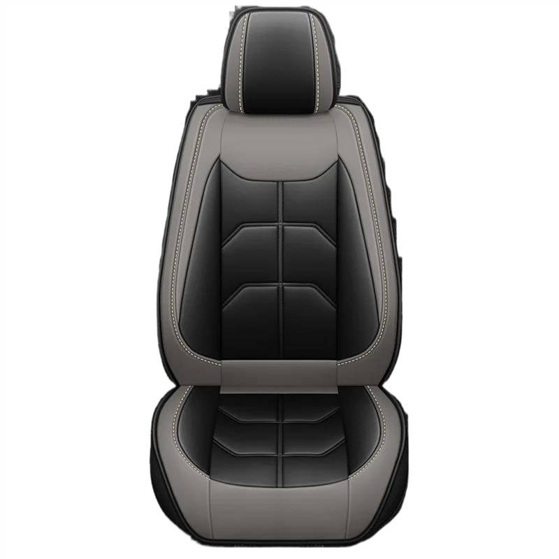 DZSQEGBX Autositzbezüge Auto Sitz Abdeckung Für Jeep Für Kompass Für Grand Cherokee Für Commander Für Wrangler JK Innen Zubehör Sitz Protektoren Auto Sitzschoner(Black Grey) von DZSQEGBX