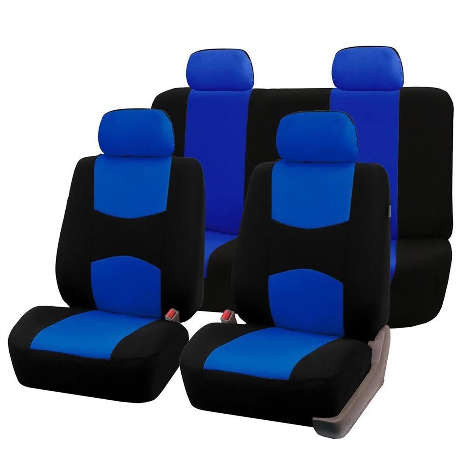 DZSQEGBX Autositzbezüge Auto Sitzkissen Für Ford Für Focus 3 2 Fließheck Limousine Für Kuga Für Escape Sitz Pads Protector Pads Sitzbezüge 3 Stücke Auto Sitzschoner(Blau) von DZSQEGBX