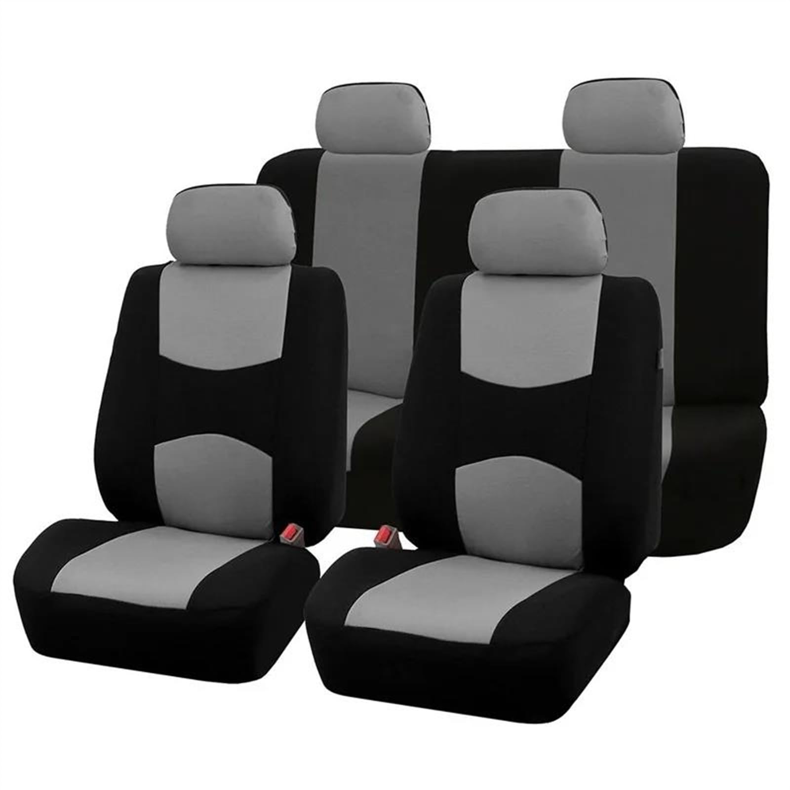 DZSQEGBX Autositzbezüge Auto Sitzkissen Für Ford Für Focus 3 2 Fließheck Limousine Für Kuga Für Escape Sitz Pads Protector Pads Sitzbezüge 3 Stücke Auto Sitzschoner(Grey) von DZSQEGBX