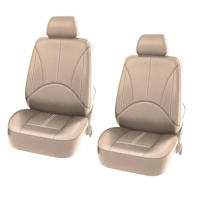 DZSQEGBX Autositzbezüge Autositzbezüge Für Hyundai Für Accent Für Atos Für Creta Ix25 Für Elantra I10 I20 Sitzschoner Auto Sitzschoner(2 seat beige) von DZSQEGBX