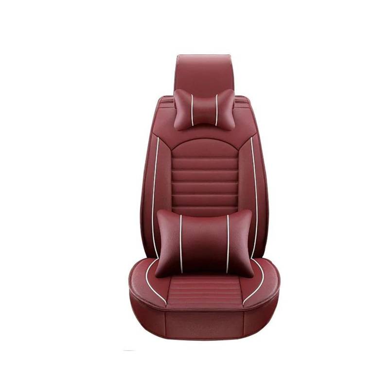 DZSQEGBX Autositzbezüge Autositzbezüge Für Skoda Für Octavia A5 A7 Für Tour Für Kodiaq Für Rapid Autositzschutz Auto Sitzschoner(Luxury Wine red) von DZSQEGBX