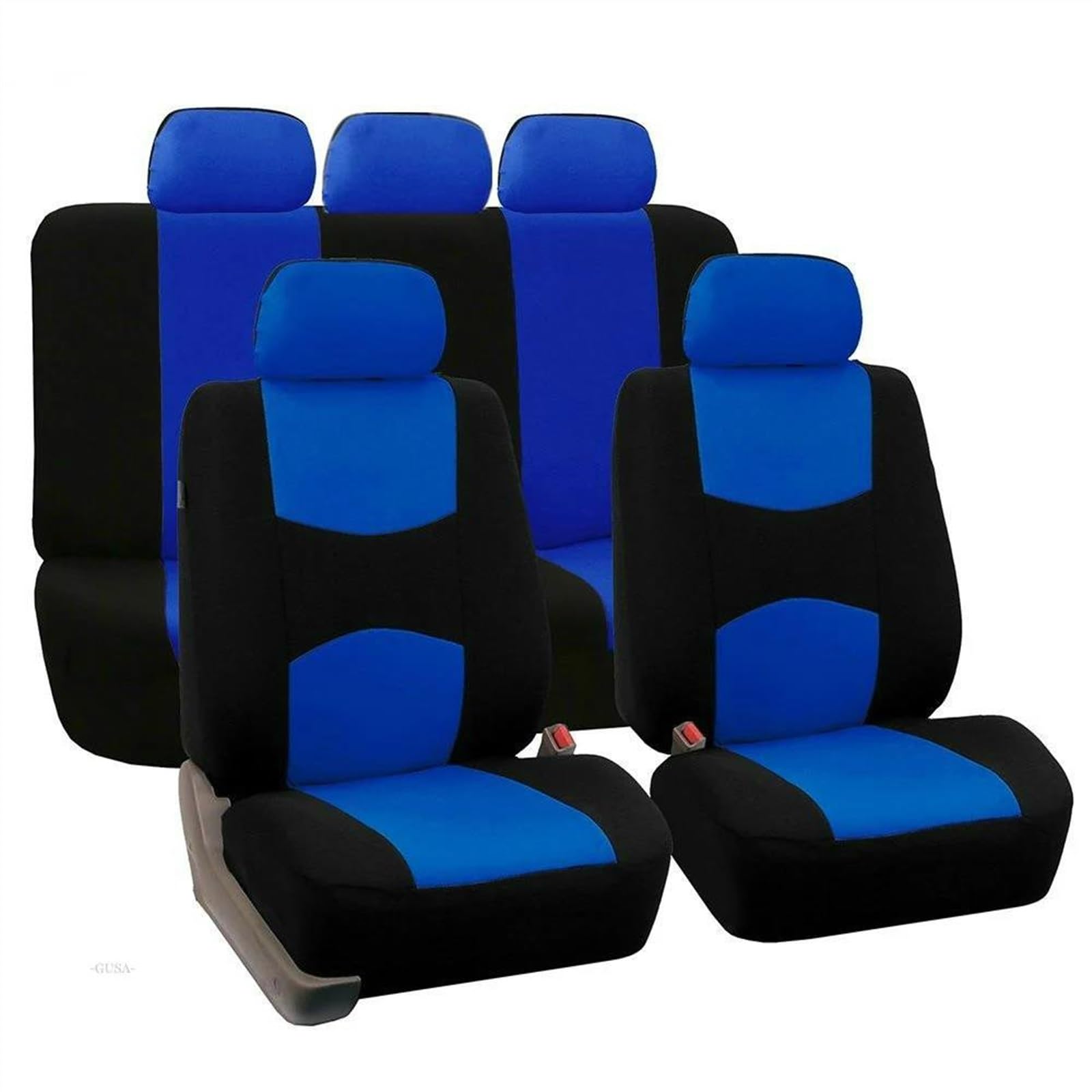 DZSQEGBX Autositzbezüge Autositzbezüge Set Für Citroen Für Elysee C2 C3 C4 Für Picasso Für Pallas C4L C5 DS5 Für XSara C3-XR Automobile Sitzschutz Auto Sitzschoner(B- Blue-9PCS) von DZSQEGBX