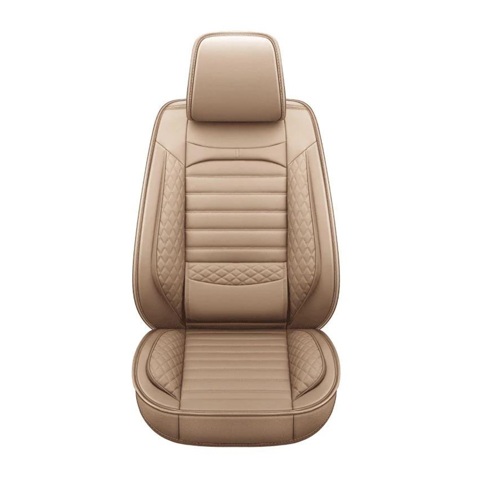 DZSQEGBX Autositzbezüge Autositzbezug Aus Leder Autozubehör Für Lexus Alle Modelle Für ES350 NX GS350 CT200h ES300h GS450h IS250 LS460 LS Auto Sitzschoner(Beige) von DZSQEGBX