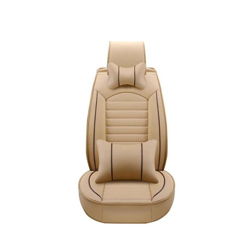 DZSQEGBX Autositzbezüge Autositzbezug Für Dodge Alle Modelle Für Journey Für Kaliber Für Ram 1500 2500 3500 Für Stratus Autositzschutz Auto Sitzschoner(Luxury beige) von DZSQEGBX