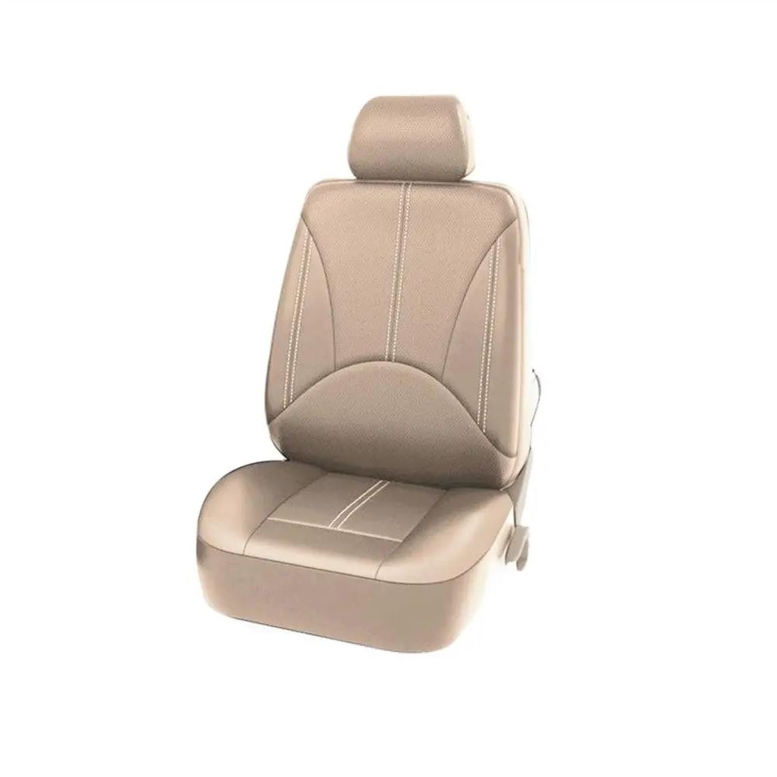 DZSQEGBX Autositzbezüge Autositzschutz Stickerei Autositzbezug Für Suzuki Für Alto Für Baleno Für Grand Vitara Für Liana Sx4 Vordersitzset Universal Auto Sitzschoner(1 seat beige) von DZSQEGBX