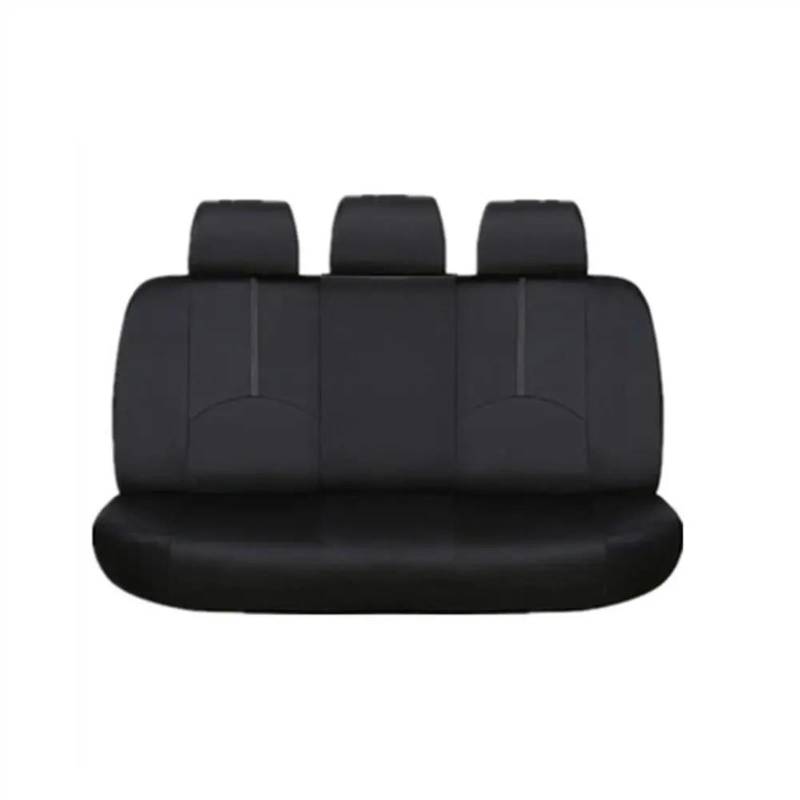 DZSQEGBX Autositzbezüge Autositzschutz Stickerei Autositzbezug Für Suzuki Für Alto Für Baleno Für Grand Vitara Für Liana Sx4 Vordersitzset Universal Auto Sitzschoner(Black Rear) von DZSQEGBX