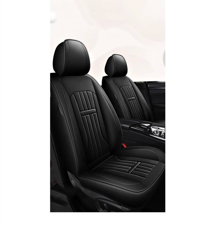 DZSQEGBX Autositzbezüge Für Cadillac Alle Modelle Für SRX Cts CT4 CT5 XT4 CT6 SLS ATS ATSL XTS XT5 CT6 Für Escalade Auto Sitzbezug Leder Auto Zubehör Auto Sitzschoner(Black1) von DZSQEGBX