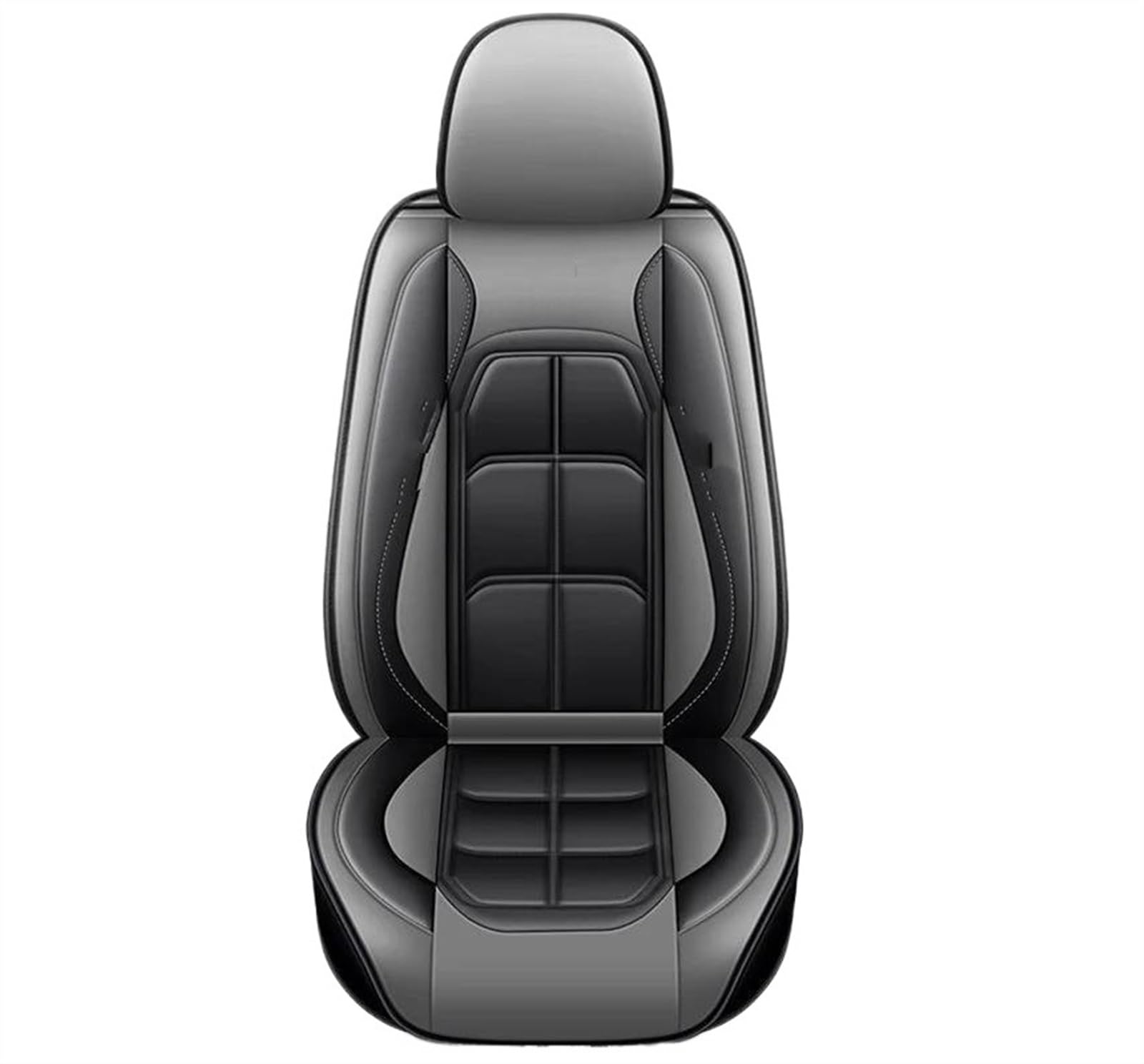 DZSQEGBX Autositzbezüge Für Dodge Für Caliber Für Journey Für Aittitude Für Caravan Auto Styling Auto Zubehör Auto Sitz Abdeckung Leder Auto Sitzschoner(Grau) von DZSQEGBX