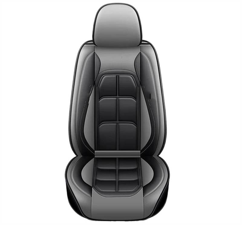 DZSQEGBX Autositzbezüge Für Dodge Für Caliber Für Journey Für Aittitude Für Caravan Auto Styling Auto Zubehör Auto Sitz Abdeckung Leder Auto Sitzschoner(Grau) von DZSQEGBX