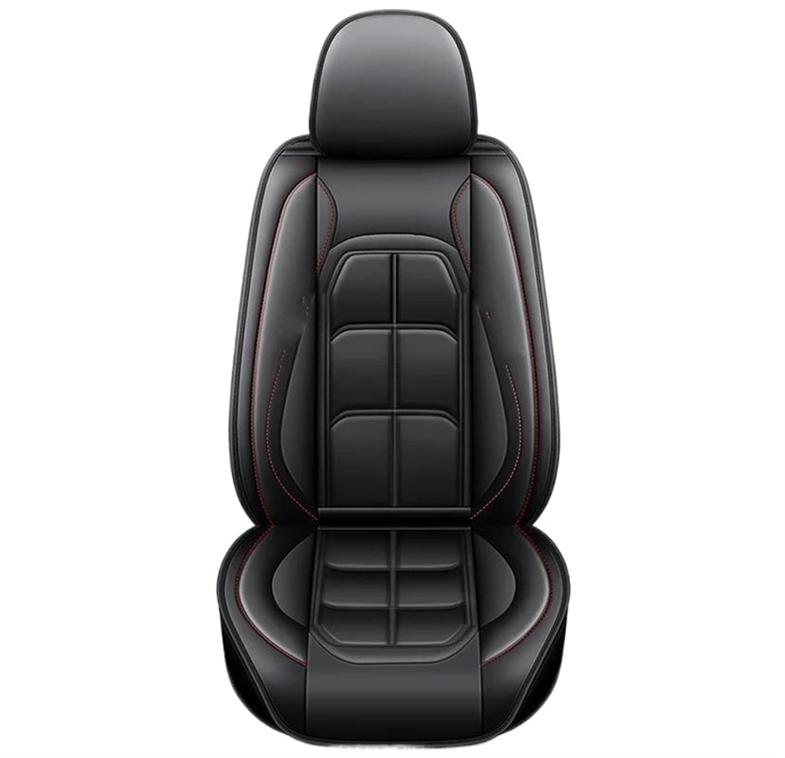 DZSQEGBX Autositzbezüge Für Dodge Für Caliber Für Journey Für Aittitude Für Caravan Auto Styling Auto Zubehör Auto Sitz Abdeckung Leder Auto Sitzschoner(Schwarz) von DZSQEGBX