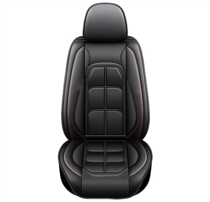 DZSQEGBX Autositzbezüge Für Dodge Für Caliber Für Journey Für Aittitude Für Caravan Auto Styling Auto Zubehör Auto Sitz Abdeckung Leder Auto Sitzschoner(Schwarz) von DZSQEGBX