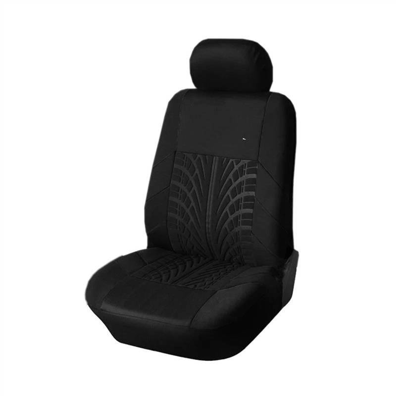 DZSQEGBX Autositzbezüge Für Ford Für Escort Für Transit 1 + 2 Sitzbezüge Autositzbezug Für Transporter/Van Universal Fit Künstliche Leder LKW Sitzbezüge Auto Sitzschoner(1 Seat Black) von DZSQEGBX