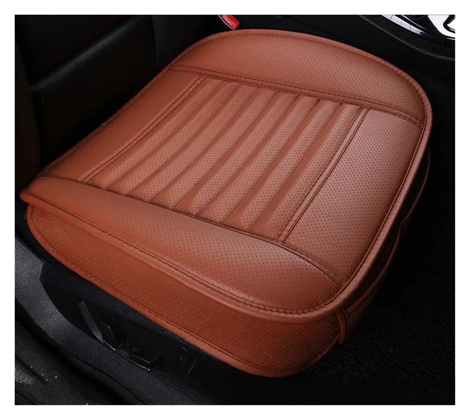 DZSQEGBX Autositzbezüge Für Hyundai Für Creta Für Ix25 Für Tucson Für Ix35 Für Santafe PU Leder Auto Sitz Abdeckung Kissen Auto Sitzschoner(1 pc orange) von DZSQEGBX